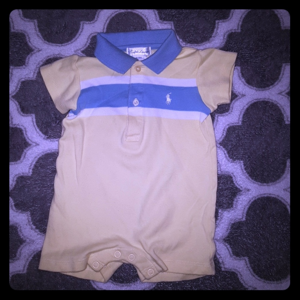 Ralph Lauren 3 months infant baby boy romper